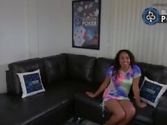 ' Amateur latinsk i pov casting couch '