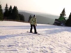 HUNT4K. Sexe de skieur
