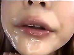 Japanese Swinger Swallowing