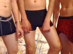 3 magnifiques garçons roms de str8 vont gai, nice cocks