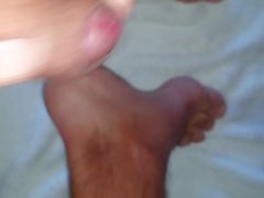 Cumming av mina fötters